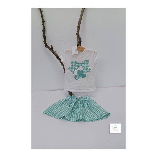 Conjunto cuadros vichy de Cuki kids