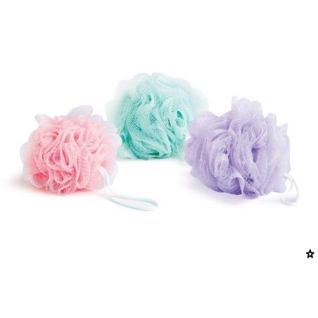 Esponjas de Baño Divertidas para Niños 1 esponjas de baño divertidas para niños en colores rosa verde y lila