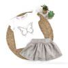 Conjunto mariposa falda
