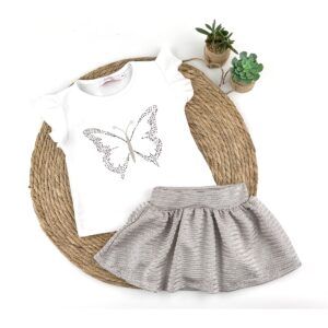 Conjunto mariposa falda