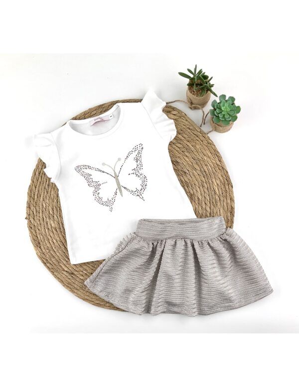 Conjunto mariposa falda