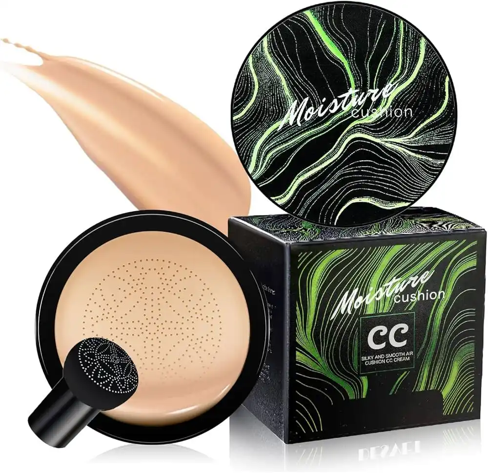 Base de maquillaje CC Cream N2 Dezael con aplicador cushion 1 Base de maquillaje CC Cream n2