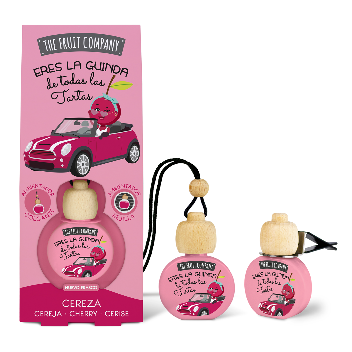 Ambientador de Coche Cereza | Frescura para tus viajes 1 Ambientador de Coche Cereza | Frescura para tus viajes