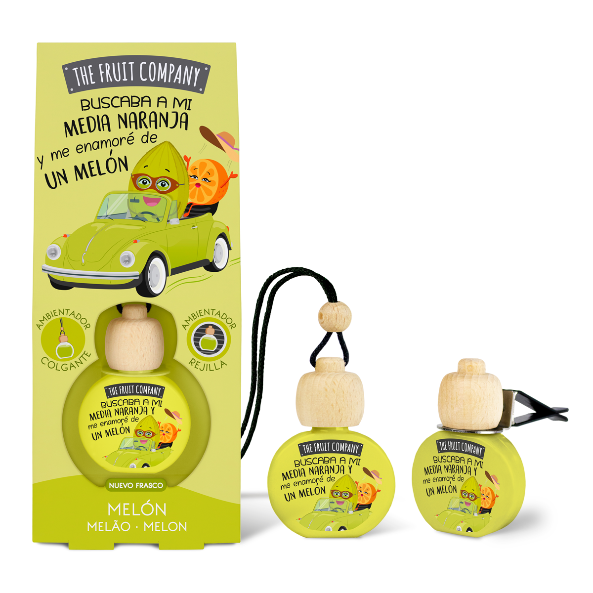 Ambientador de Coche Melón | Frescura dulce 2 Ambientador de Coche Melón | Frescura dulce