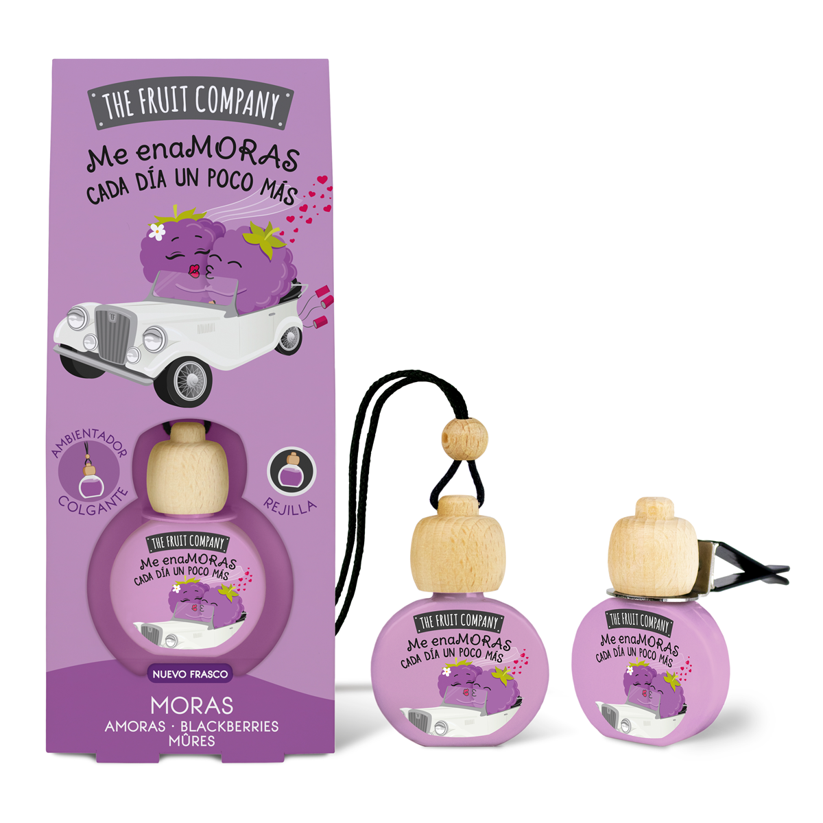 Ambientador de Coche Moras | Dulzura vibrante 2 Ambientador de Coche Moras | Dulzura vibrante