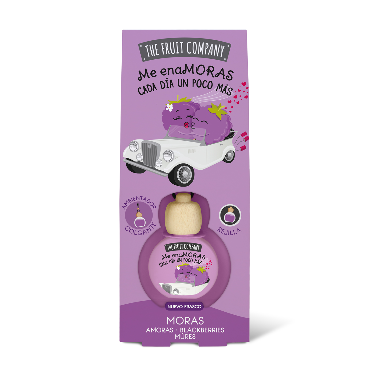 Ambientador de Coche Moras | Dulzura vibrante 1 Ambientador de Coche Moras | Dulzura vibrante