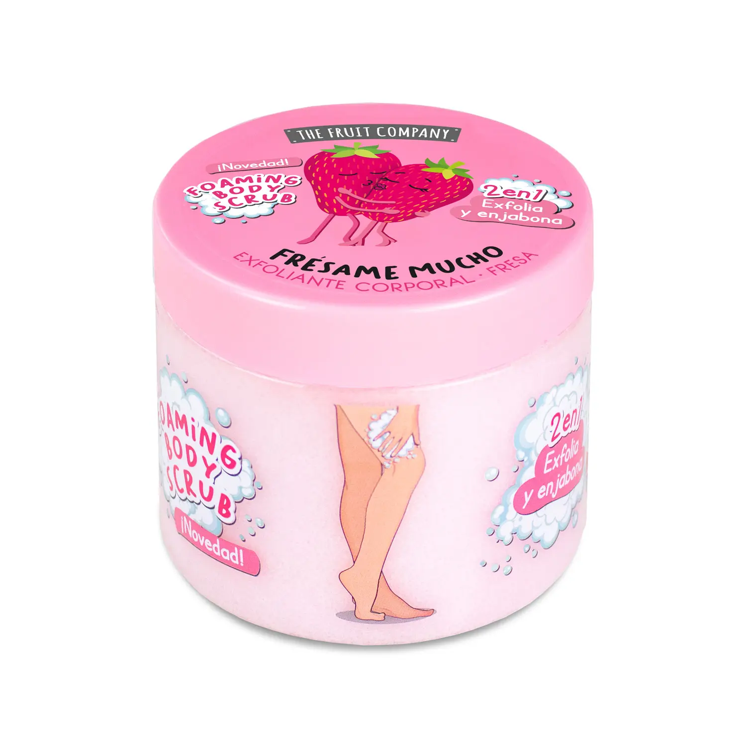 Exfoliante corporal fresa y nata The Fruit Company 400 g 1 exfoliante corporal fresa y nata the fruit company