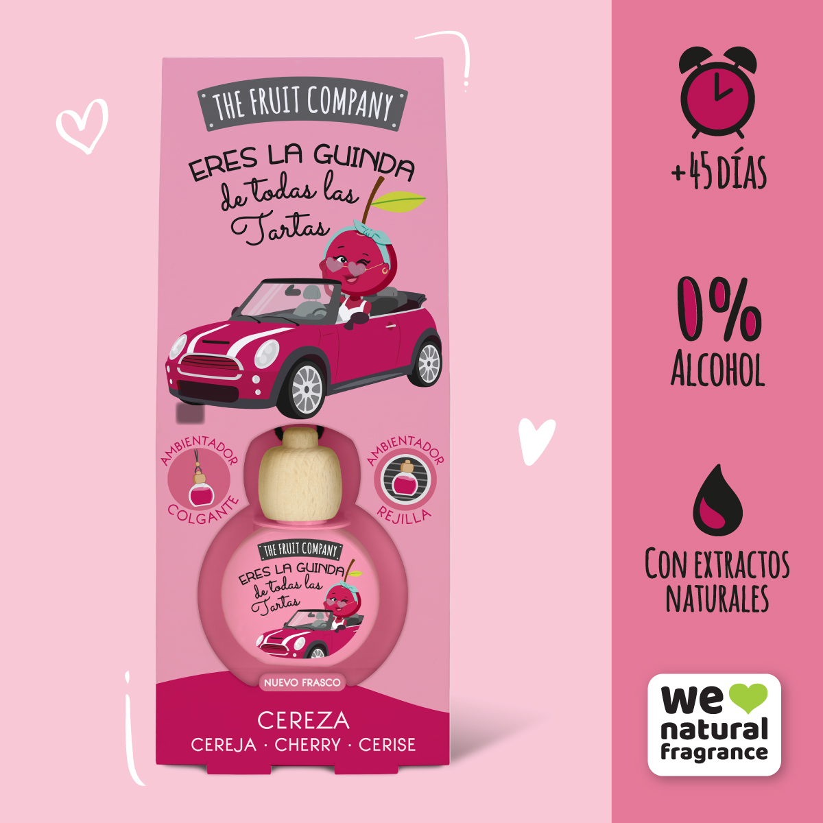 Ambientador de Coche Cereza | Frescura para tus viajes 3 Ambientador de Coche Cereza | Frescura para tus viajes