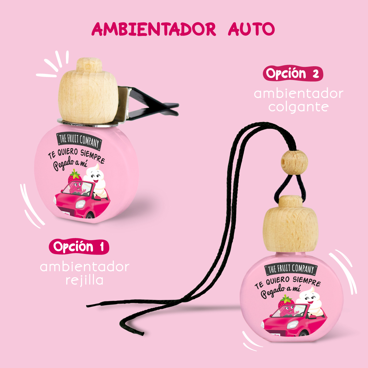 Ambientador de Coche Fresa y Nata | Dulzura en cada viaje 3 Ambientador de Coche Fresa y Nata | Dulzura en cada viaje