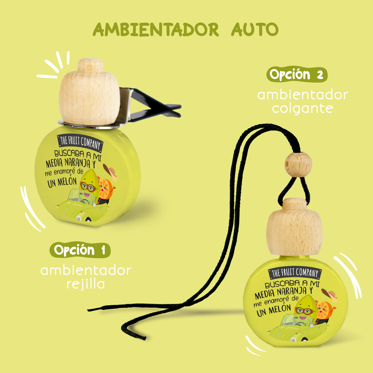 Ambientador de Coche Melón | Frescura dulce 4 Ambientador de Coche Melón | Frescura dulce