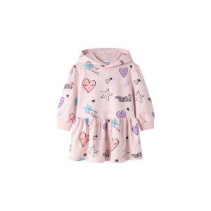 Vestido Corazones Rosa niña | Ternura, estilo y comodidad