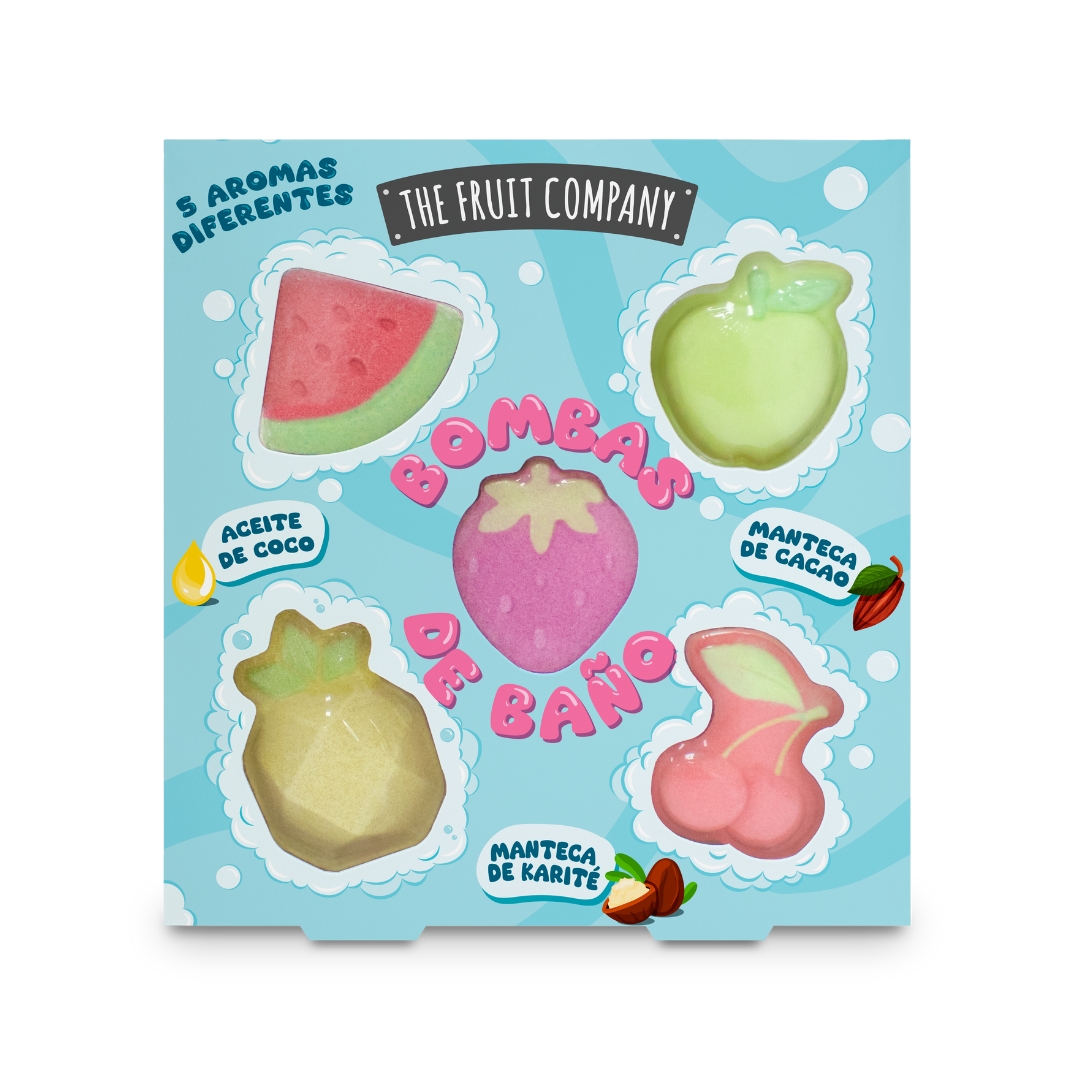 Bombas de Baño The Fruit Company | Relajación y aroma frutal 1 Bombas de Baño The Fruit Company | Relajación y aroma frutal