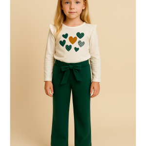 Conjunto Cala Kids Corazones niña | Ternura y confort diario