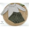 Conjunto Vestir Verde Alma Petit niña | Estilo delicado