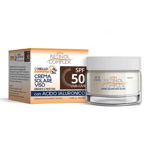 Crema solar facial SPF 50 | Protección con ácido hialurónico