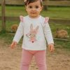 Conjunto de bebé niña con diseño de conejita | Mañacos