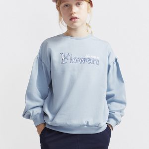 Sudadera Niña Flowers Afelpada | Estampado Floral, Calidez y Suavidad