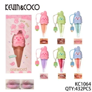 Brillos Labiales Forma de Helado | Hidratación Divertida Mañacos