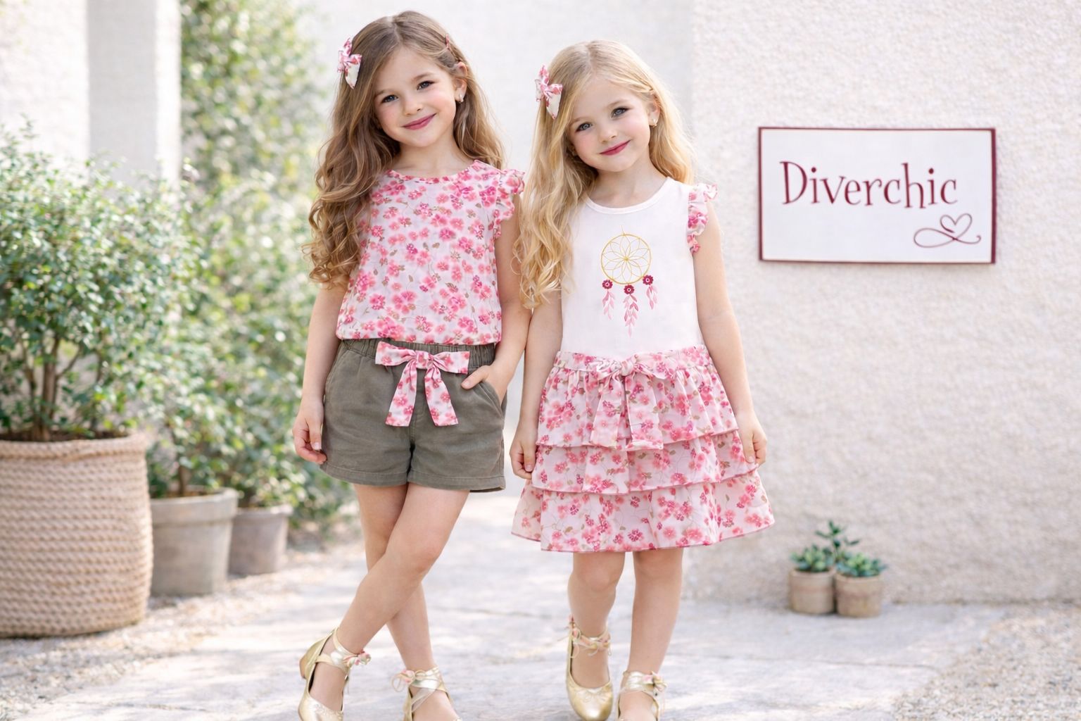 Vestido niña flores 2 Vestido niña flores