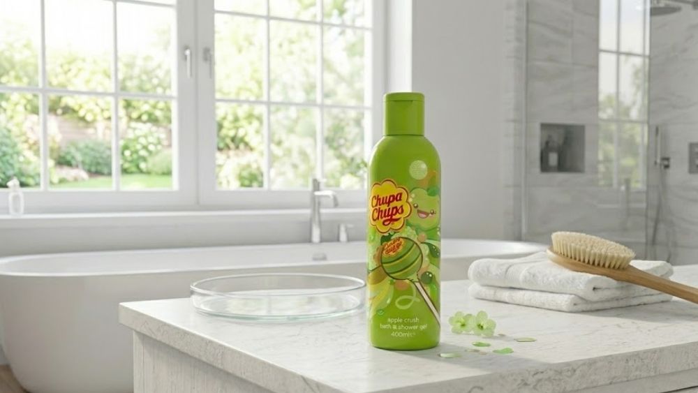 gel exfoliante de manzana verde