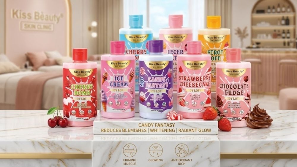 Para qué sirve la loción corporal y cómo usarla bien 2 lociones corporales kiss beauty