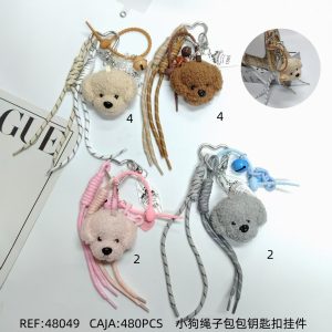 Llaveros de perrito de peluche para llaves, bolsos y mochilas: el accesorio de tendencia que conquista todas las edades.