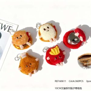 Monederos con espejo de peluche para niñas: el complemento más adorable y práctico