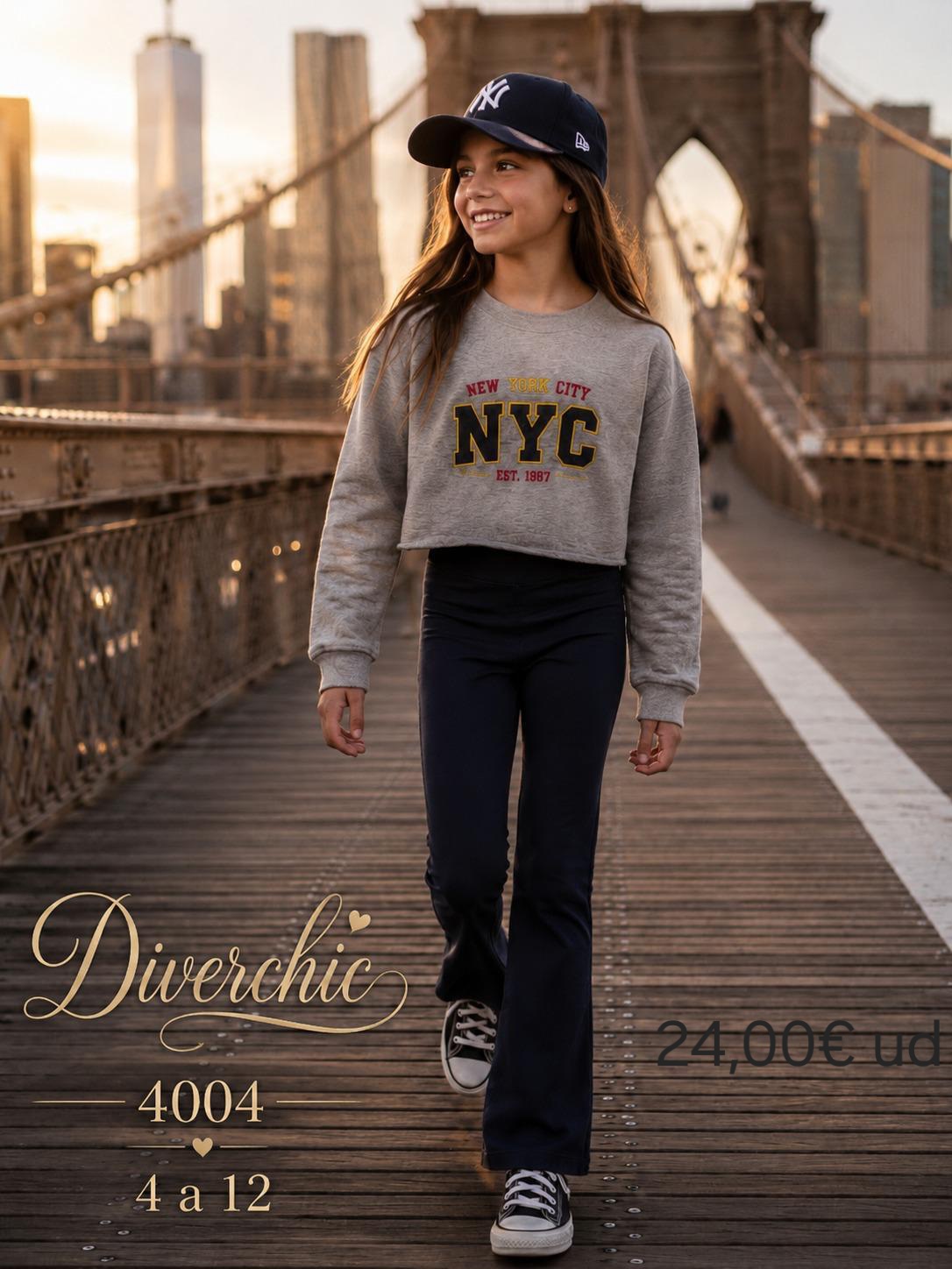 Conjunto niña entretiempo NYC 1 Conjunto niña entretiempo NYC
