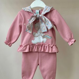 Chándal peluche osito unicornio afelpado bebé niña
