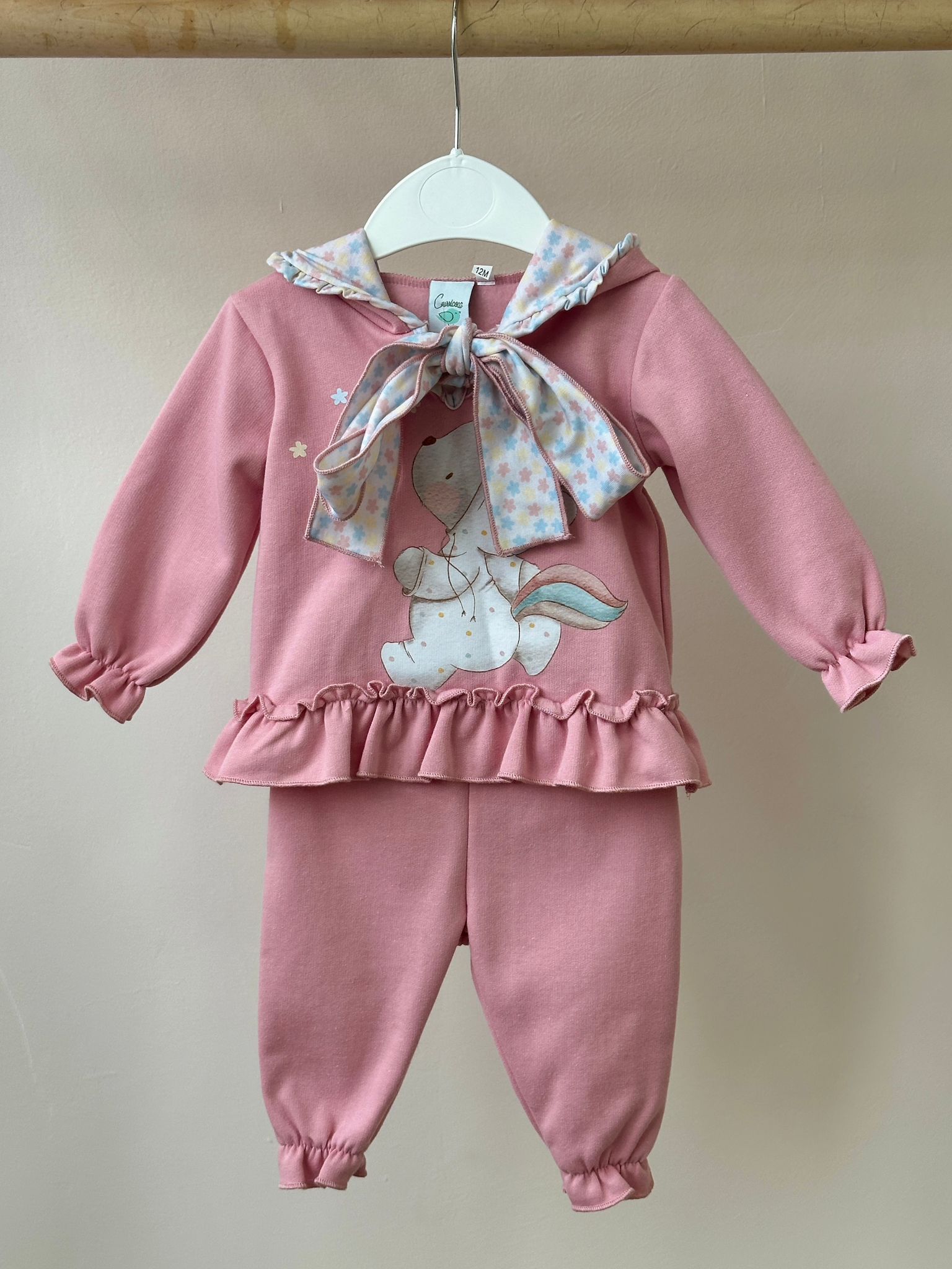 Chándal peluche osito unicornio afelpado bebé niña 1 Chándal peluche osito unicornio afelpado bebé niña