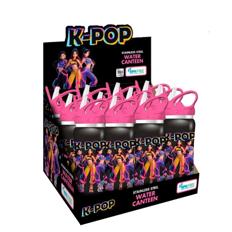 botella termica kpop