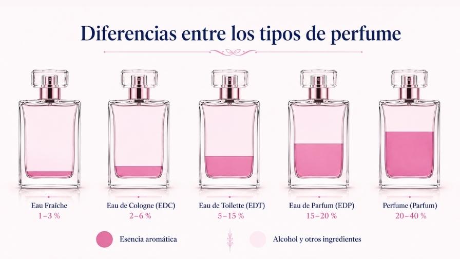 Diferencia entre Eau de Parfum y Eau de Toilette: ¿cuál elegir? 1 diferencias entre los tipos de perfumes