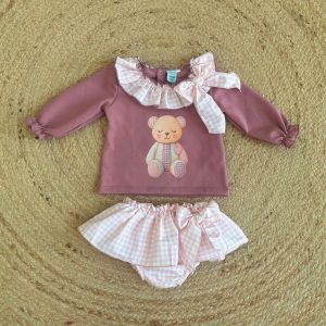 Culetín bebé niña modelo osito