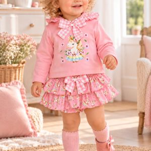 Culetín y vestido modelo unicornio de Alma Petit
