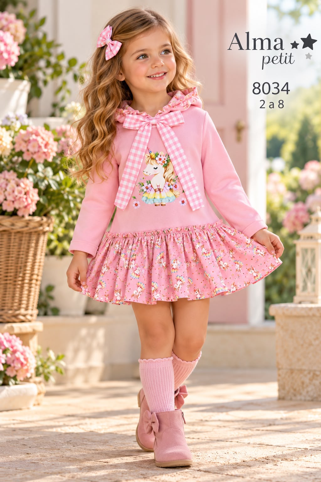 Culetín y vestido modelo unicornio de Alma Petit 2 Culetín y vestido modelo unicornio de Alma Petit