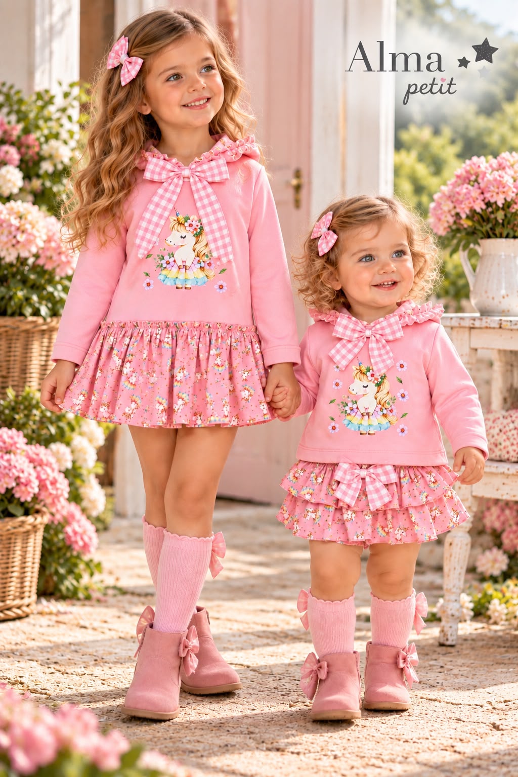 Culetín y vestido modelo unicornio de Alma Petit 3 Culetín y vestido modelo unicornio de Alma Petit