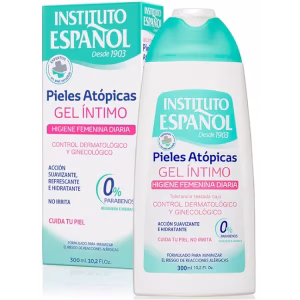 Gel íntimo Pieles Atópicas higiene femenina diaria del Instituto Español