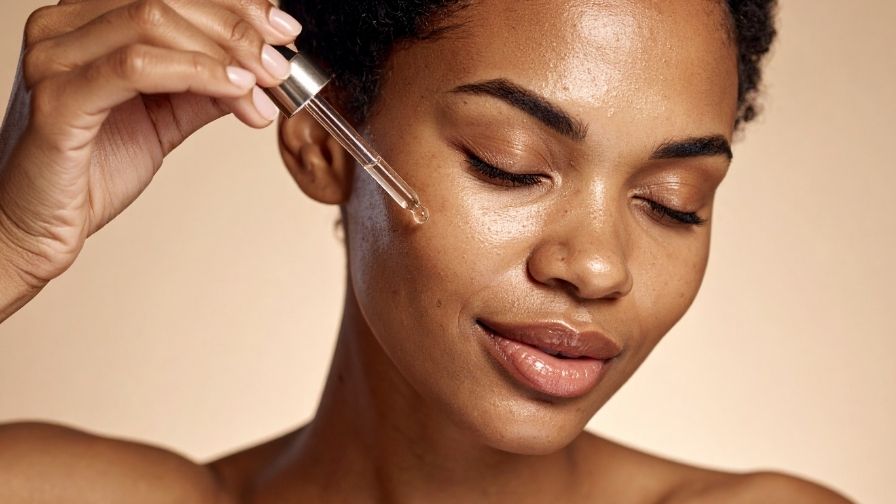 aplicar serum facial